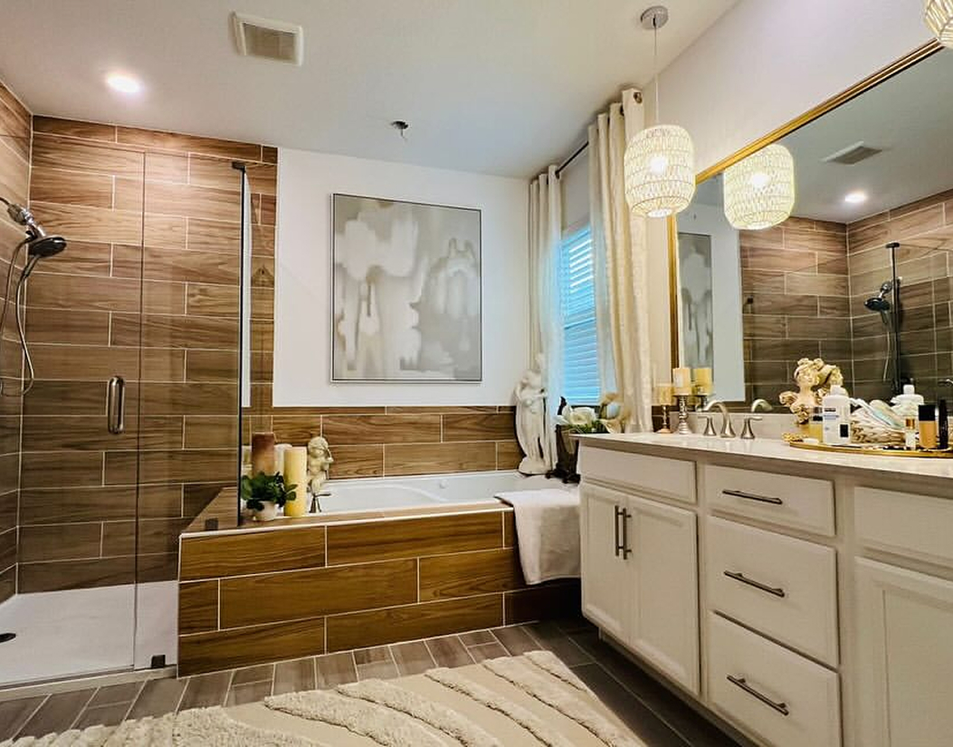 Bathroom after restoration