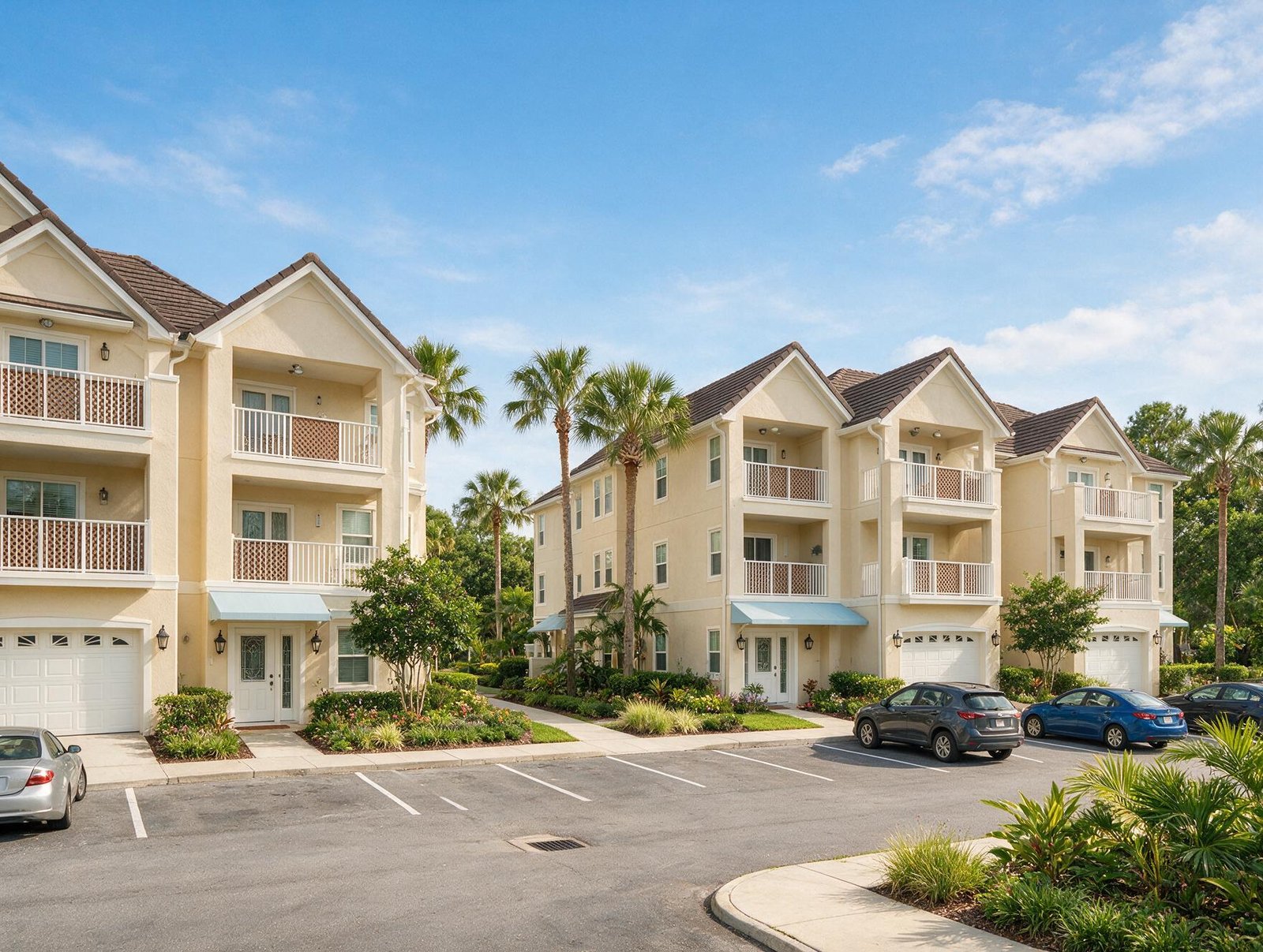 Modern multi-family apartment complex in Central Florida served by DryProTek